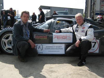Ian Cook and Terry Pudwell at GT90's Revival Race