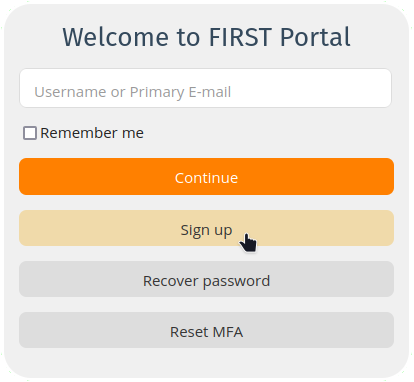 Portal Home Screen